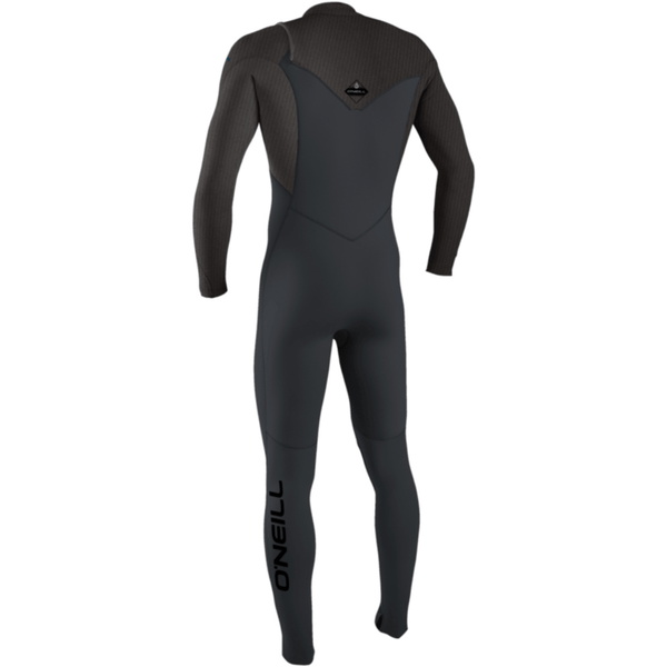 2026 O'Neill Mens Hyperfreak 3/2mm+ Chest Zip Wetsuit 5343 - Tempered Steel / Graphite